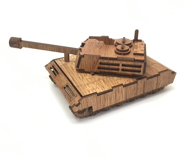 手作り DIY] 軍用戦車車両組立車両モデル木製おもちゃ木製テクスチャ - ショップ J.wood garden 木工/竹細工/ペーパークラフト -  Pinkoi