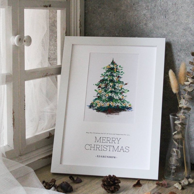 [Christmas Limited] Handmade Course | Christmas Tree Oil Paint Stick - Illustration, Painting & Calligraphy - Plants & Flowers 