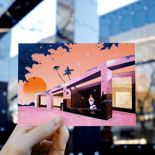 D_D GOODS TOKYO WINTER POP 美術大學的萬華鏡 明信片
