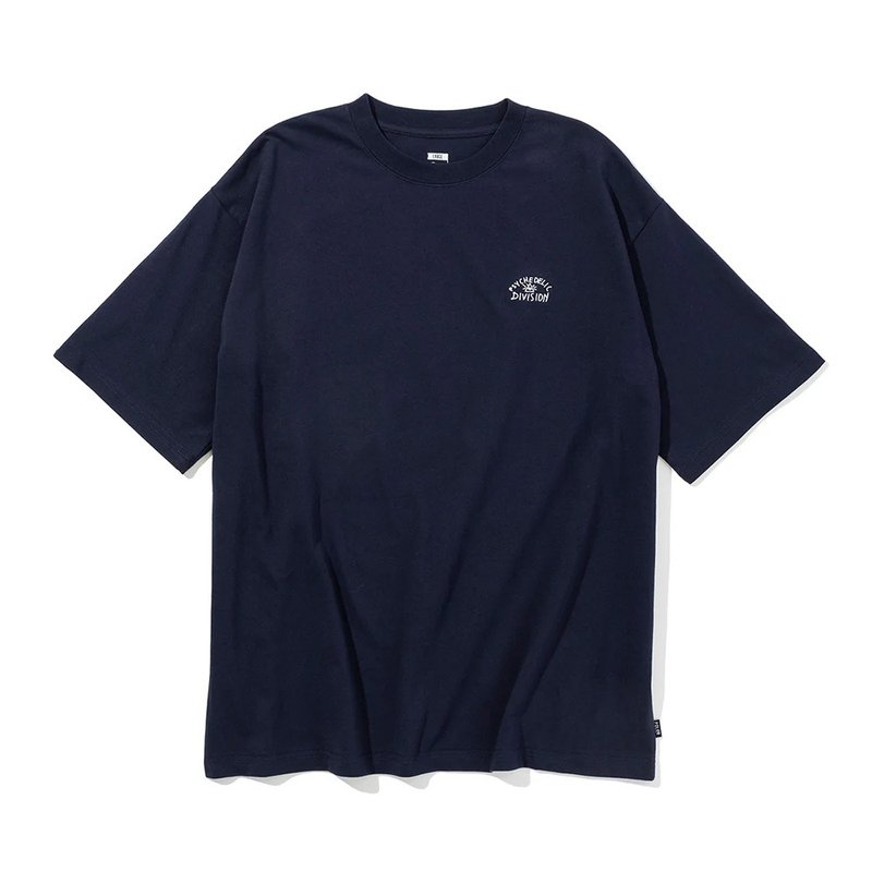 日本限定POLER PSYCHEDELIC RELAX FIT TEE 彩虹山形眼寬版T / 藍 - 男 T 恤 - 棉．麻 藍色