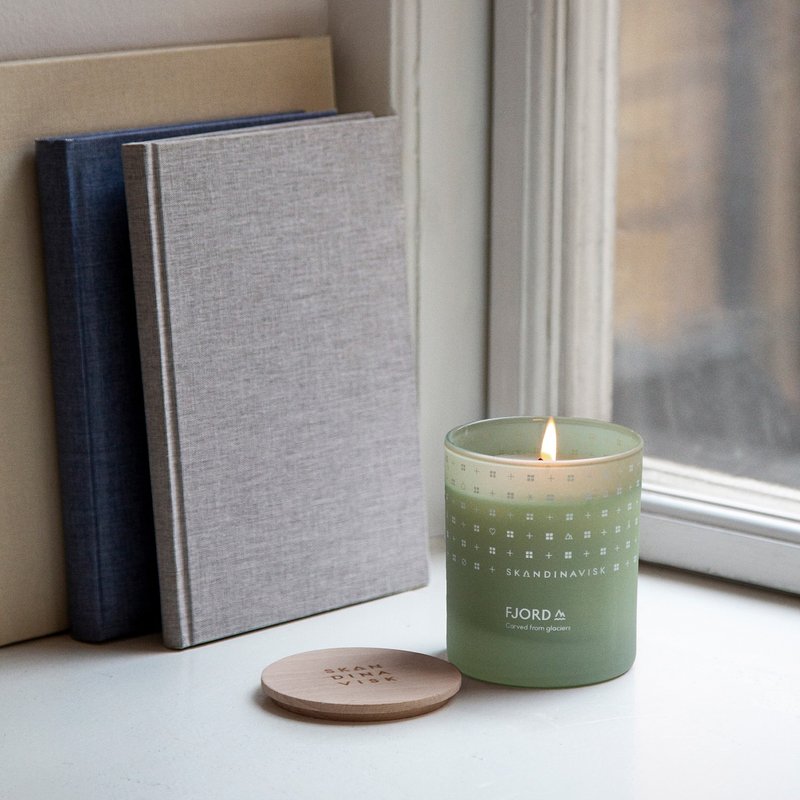 Skandinavisk ∣ Scented Candle 200g - FJORD Whisper of the Wind - Candles & Candle Holders - Other Materials 