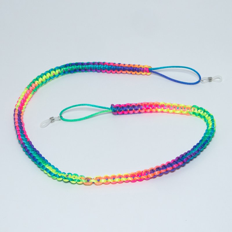 Rainbow sport 001 Paracord mask string or glasses string *inform in note* - Lanyards & Straps - Other Materials Multicolor