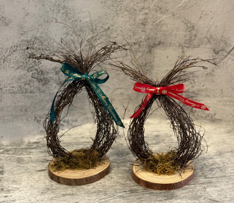 聖誕手作禮物/自然手作設計感/一組 - 乾花/永生花 - 植物．花 綠色