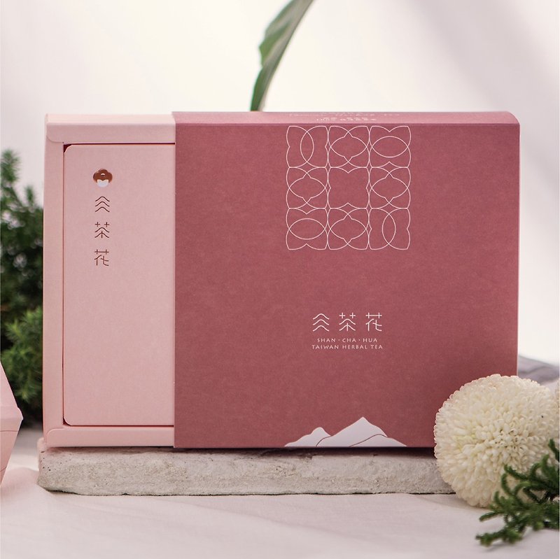 [Mother's Day Gift] Liang Shi Chrysanthemum + Ye Lavender 10pcs Gift Box Decaffeinated Herbal Tea ASOKA - Tea - Plants & Flowers Pink