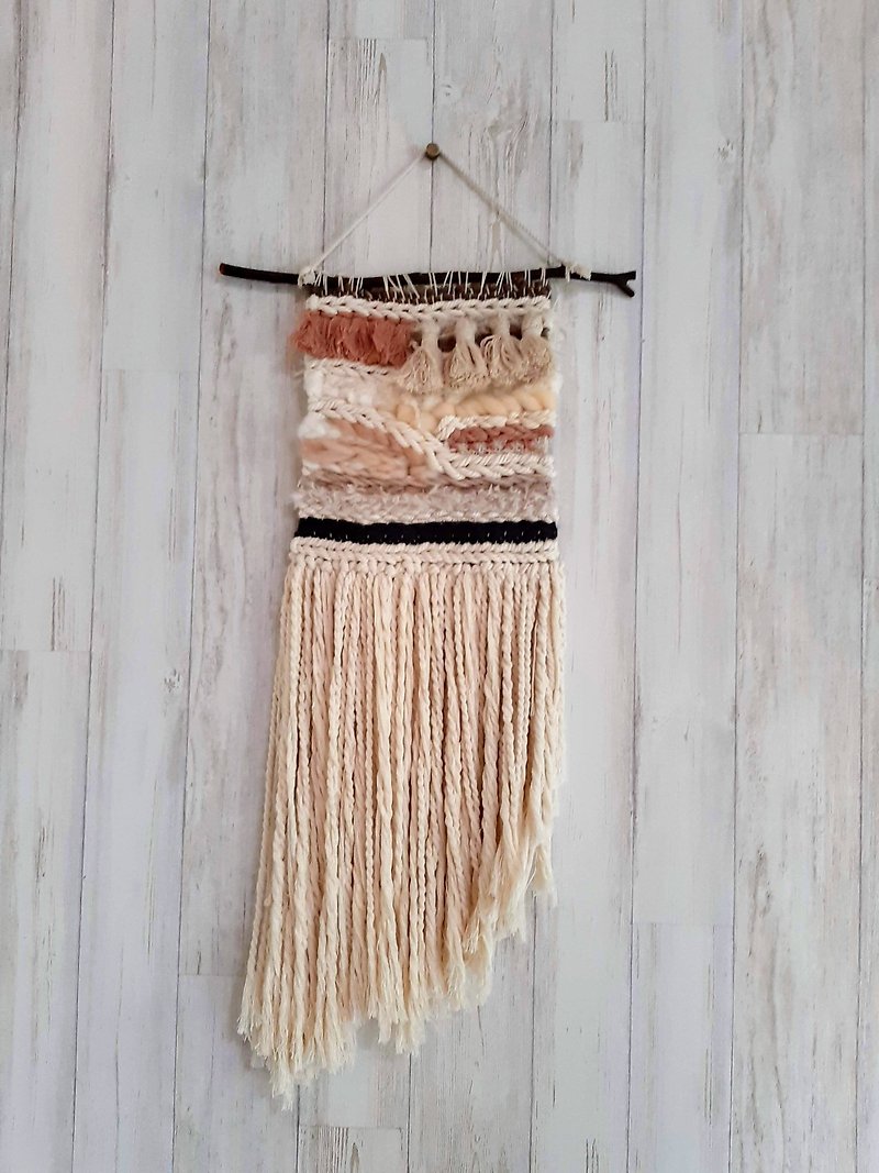 Weaving Tapestry - ตกแต่งผนัง - ผ้าฝ้าย/ผ้าลินิน ขาว