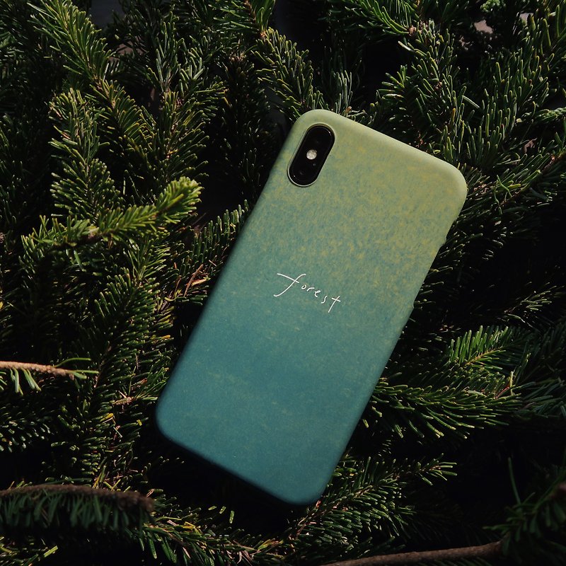 forest-all-inclusive soft shell mobile phone case for iphone - Phone Cases - Plastic Green