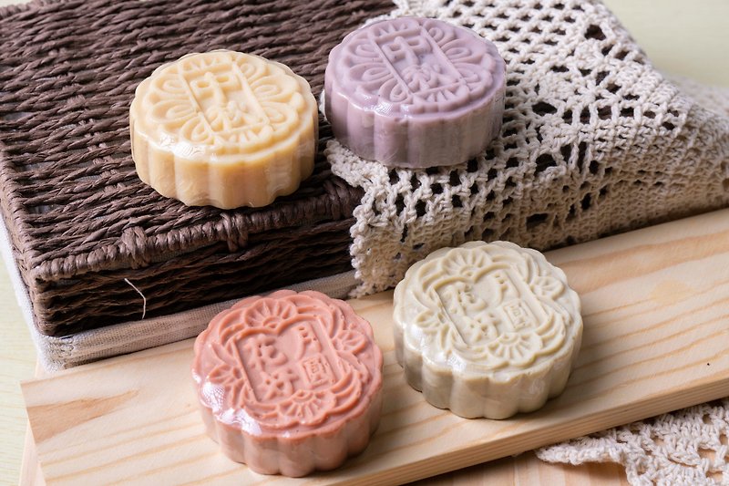 【Plant-based Mid-Autumn Mooncake Soap】Single-in mooncake soap packaging - Soap - Other Materials Multicolor