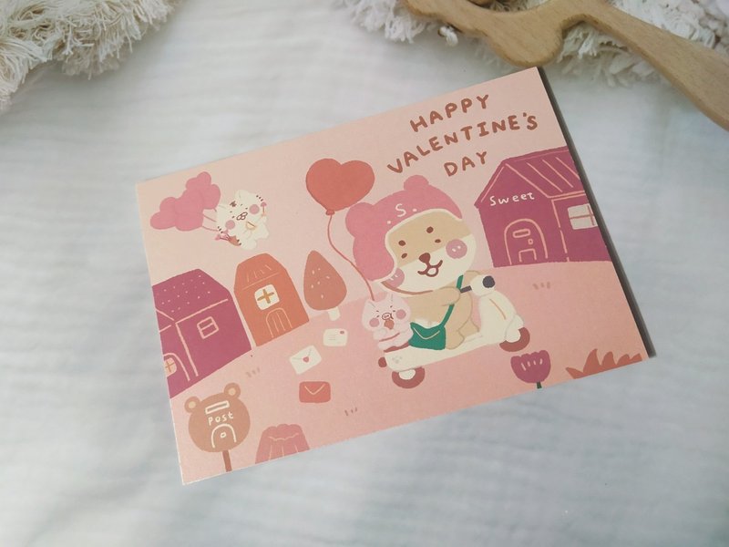 Let's go for a Valentine's Day card - การ์ด/โปสการ์ด - กระดาษ 