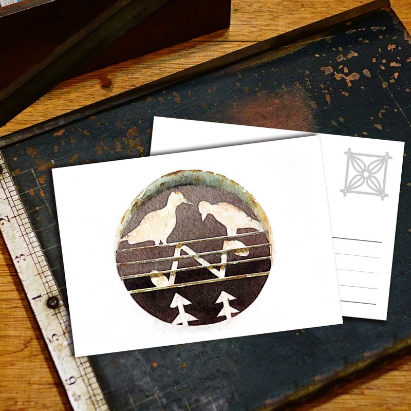 Lao Wu Yan – Iron Window Grille Postcards - Cards & Postcards - Paper 