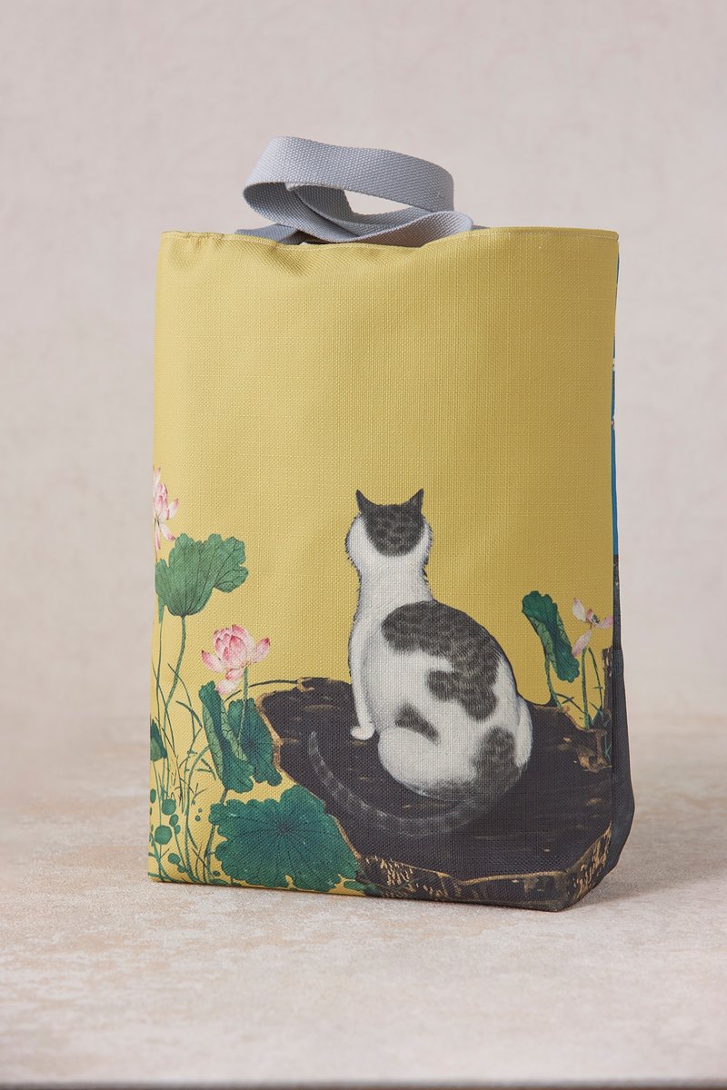 畫耄耋同春托特包 - 手提包/手提袋 - 其他材質 