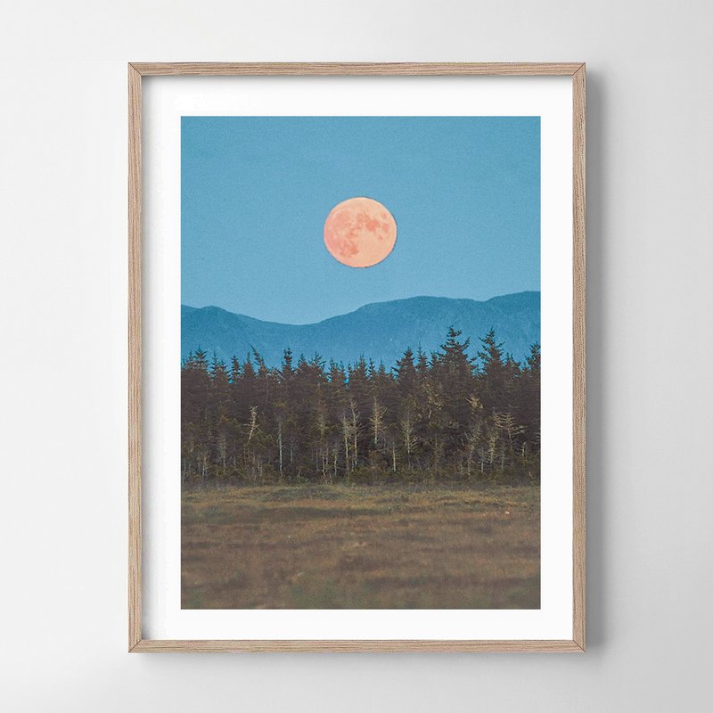 Moonlight Print #3 畫 佈置 擺飾 臥室 浴室 餐廳 咖啡廳 - 擺飾/家飾品 - 紙 
