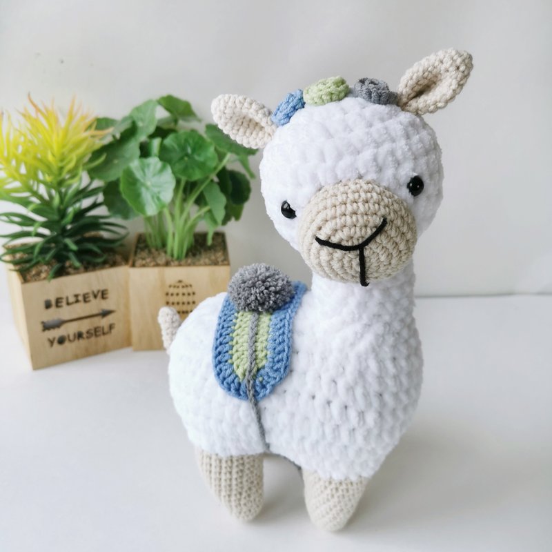 Lama Alpaca toy, Personalized gifts, Alpaca soft toy, Crochet lama - Stuffed Dolls & Figurines - Polyester 