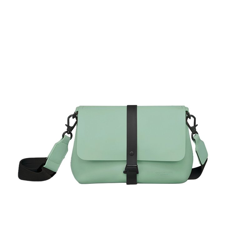 GASTON LUGA Splash Crossbody Bag斜肩/側背包-薄荷綠【現貨】 - 側背包/斜背包 - 其他材質 綠色