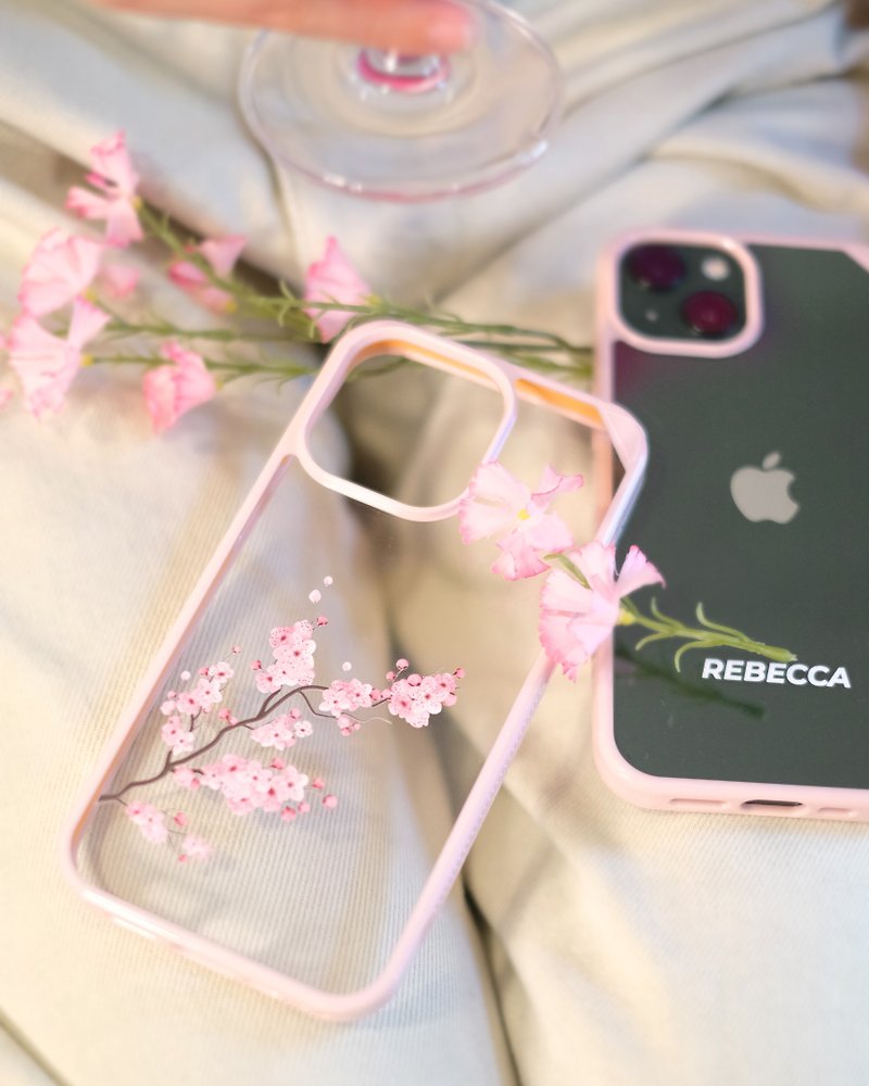【花卉系列】ARMOR iPhone 系列印花電話保護殼_櫻花_2 - 手機殼/手機套 - 其他材質 