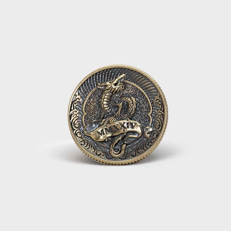 Azoth | 2024 Year of the Dragon Limited Lucky Coin - Other - Copper & Brass Gold