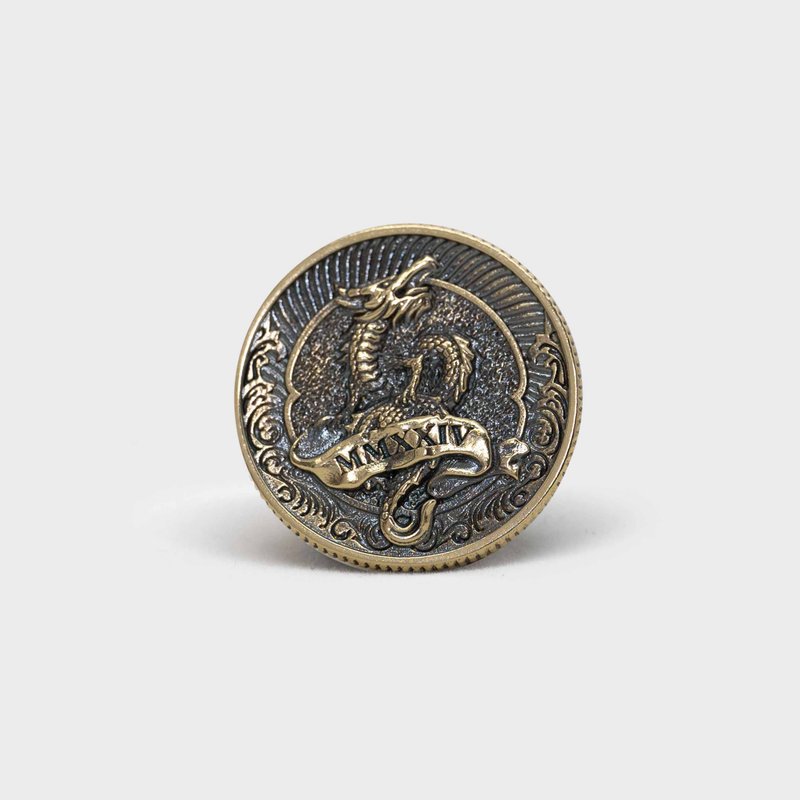 Azoth | 2024 Year of the Dragon Limited Lucky Coin - อื่นๆ - ทองแดงทองเหลือง สีทอง