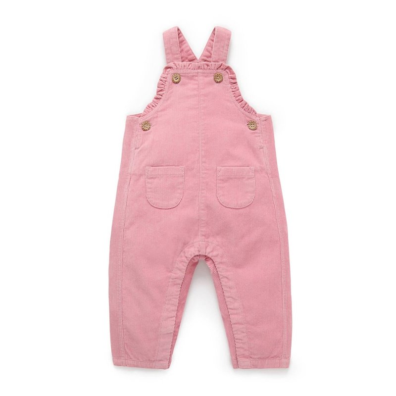 Australian Purebaby organic cotton baby sling jumpsuit/newborn onesies pink corduroy - ชุดทั้งตัว - ผ้าฝ้าย/ผ้าลินิน 