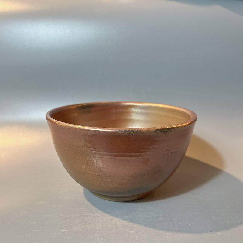 柴燒古樸金彩碗 / 柴燒16cm大碗 / 小平凡手作 - 茶壺/茶杯/茶具 - 陶 
