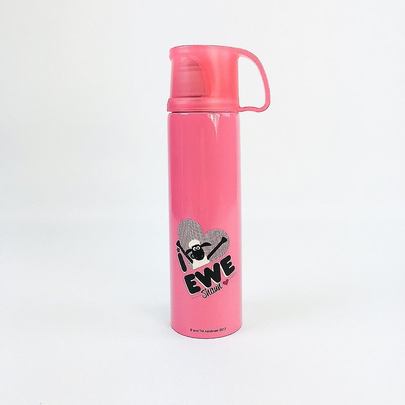 Shaun The Sheep License - Cup Thermos (Pink / Large) - Other - Other Metals Black