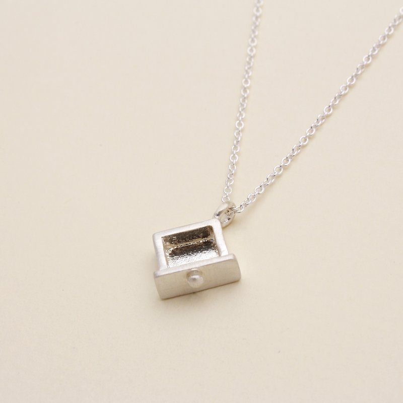 Drawer Necklace - Necklaces - Sterling Silver Silver
