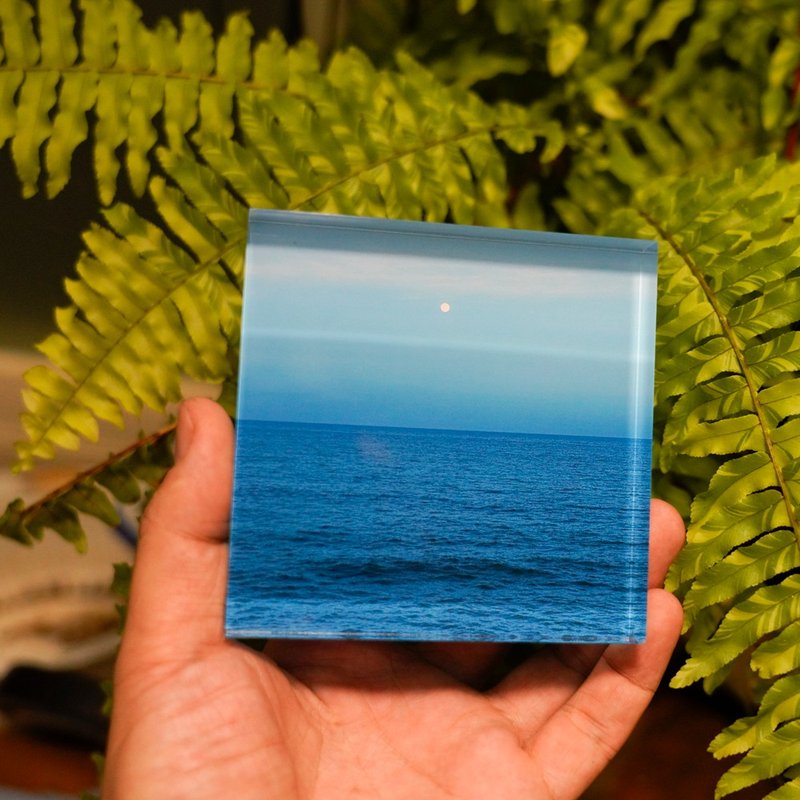 [Healing Seascape SeeSea / The Look of Freedom]-Crystal Photos/Crystal Glass/Qixi Festival/Yue Lao - โคมไฟ - ไม้ หลากหลายสี