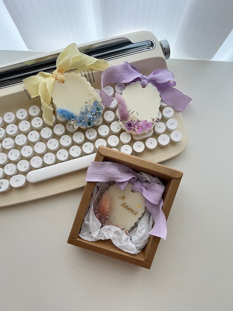 Dried floral fragrance Wax tablets/fragrance bricks/customized - น้ำหอม - ขี้ผึ้ง สึชมพู