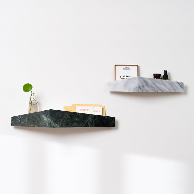 Wall Landscape – Marble Edition - Shelves & Baskets - Stone Green