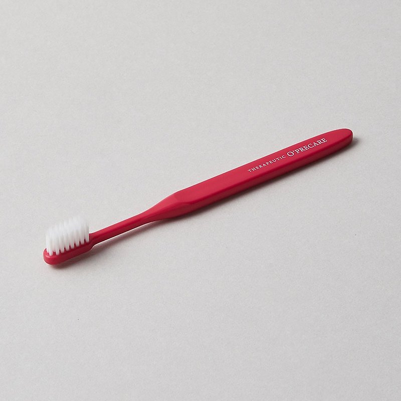 O'KIT Double Layer Soft Bristle Toothbrush Cranberry Red - แปรงสีฟัน - วัสดุอีโค 