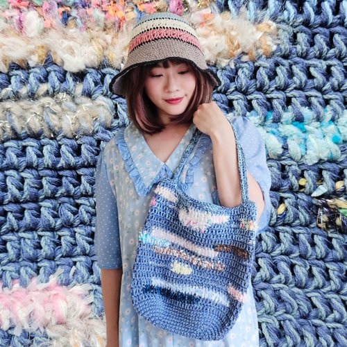 maru kamik 手作編織 時髦編織網包 - 粼粼