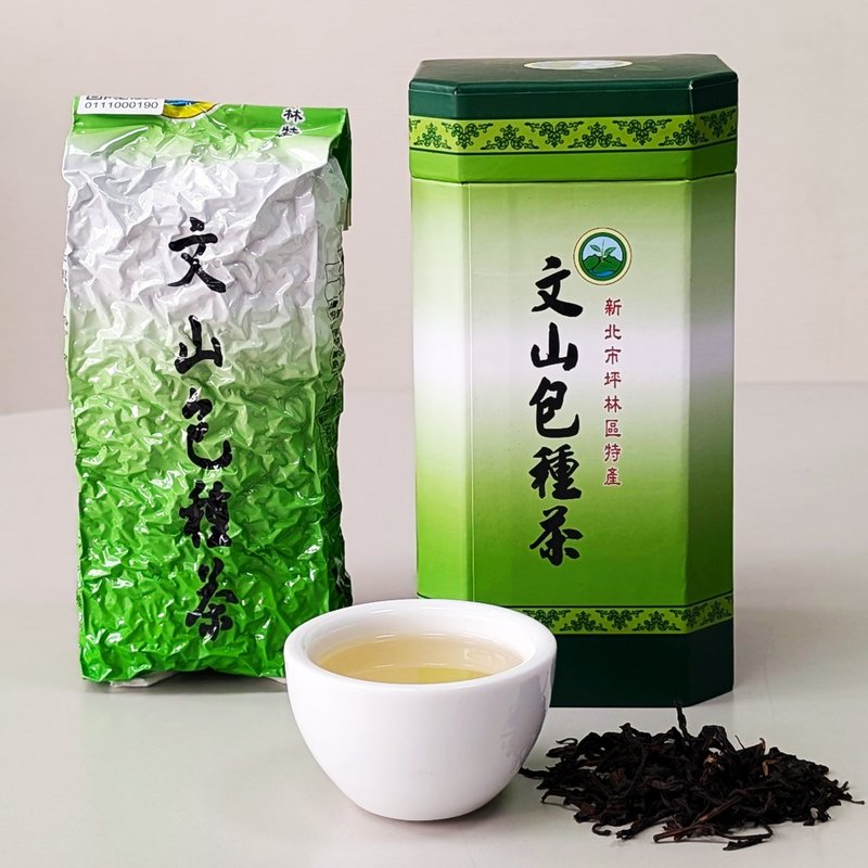 [Limited Edition] Pinglin Spring Wenshan Baozhong Tea Excellent Award Winner Tea Gift Box (4 taels) - ชา - พืช/ดอกไม้ สีทอง