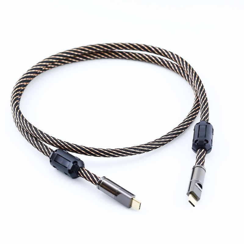 進口線材 發燒USB線A-C【M57】日本 佳耐美 電腦解碼器連接線type - 科技小物 - 其他材質 
