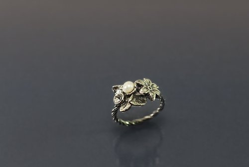 Maple jewelry design 花系列-花漾組合925銀戒