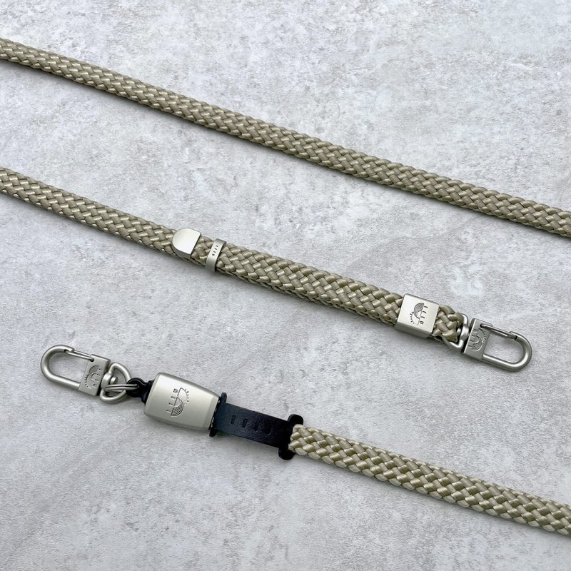 niji手機繩 12mm Beige - 其他 - 其他人造纖維 卡其色