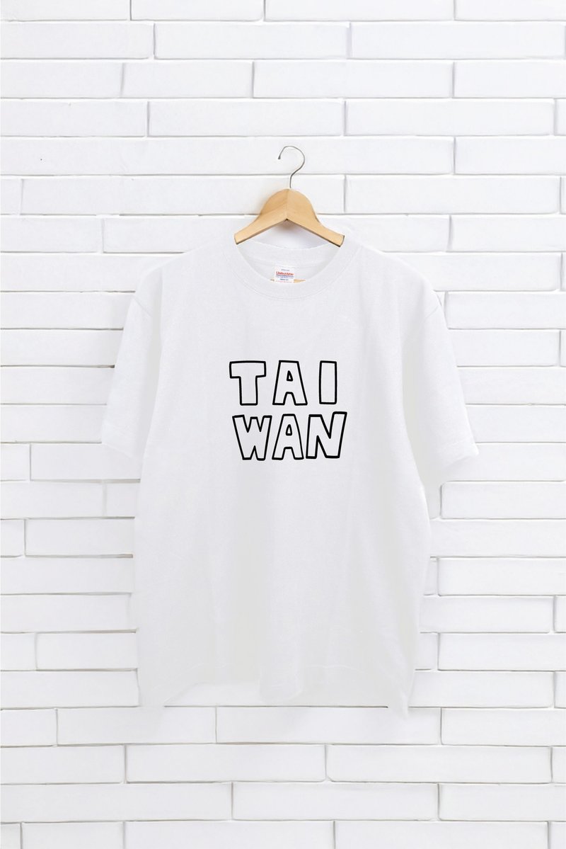 TAIWAN English T-shirt | A019 - Women's T-Shirts - Cotton & Hemp Multicolor