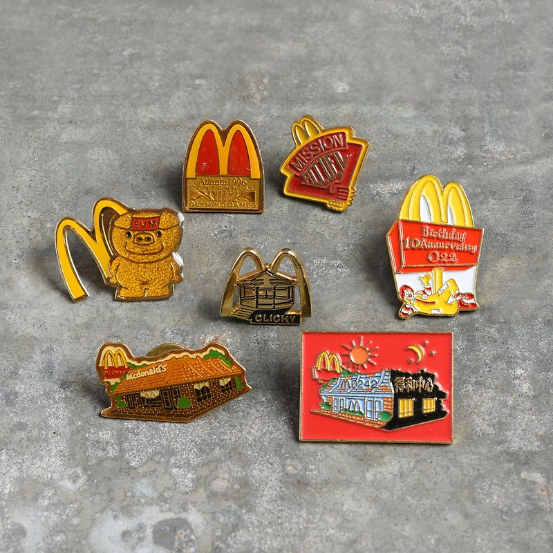 McDonald's Pins - เข็มกลัด/พิน - โลหะ หลากหลายสี