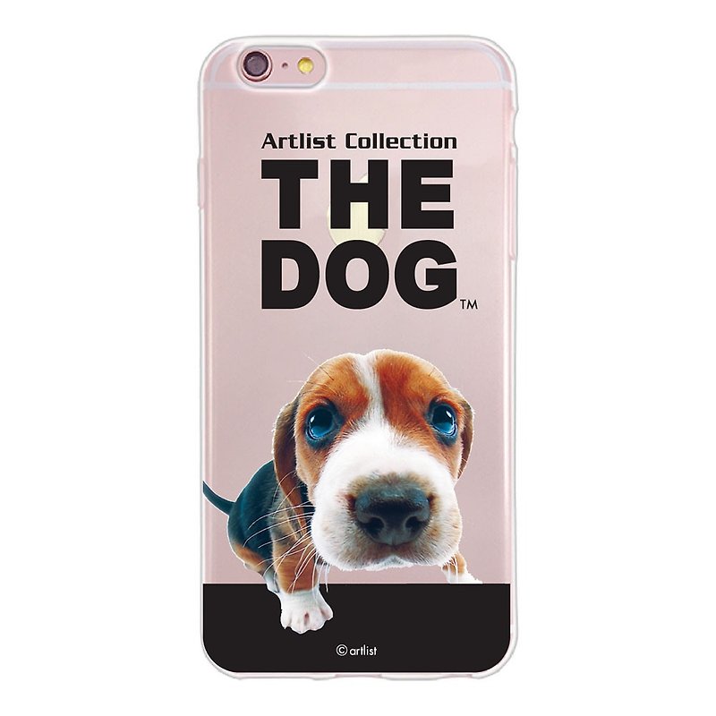 The Dog authorization-TPU mobile phone case, AJ01 - เคส/ซองมือถือ - ซิลิคอน สีนำ้ตาล