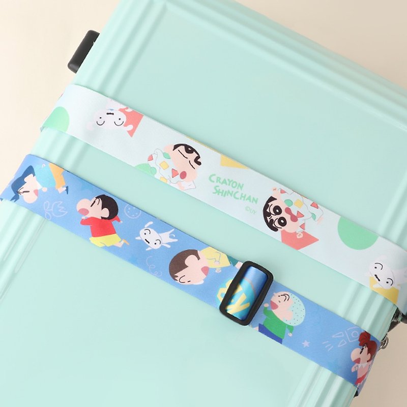 Crayon Shin-Chan Luggage Strap-Genuine Authorized KB Kasugabe Defense Force Pajamas Luggage Strap - Other - Polyester Multicolor