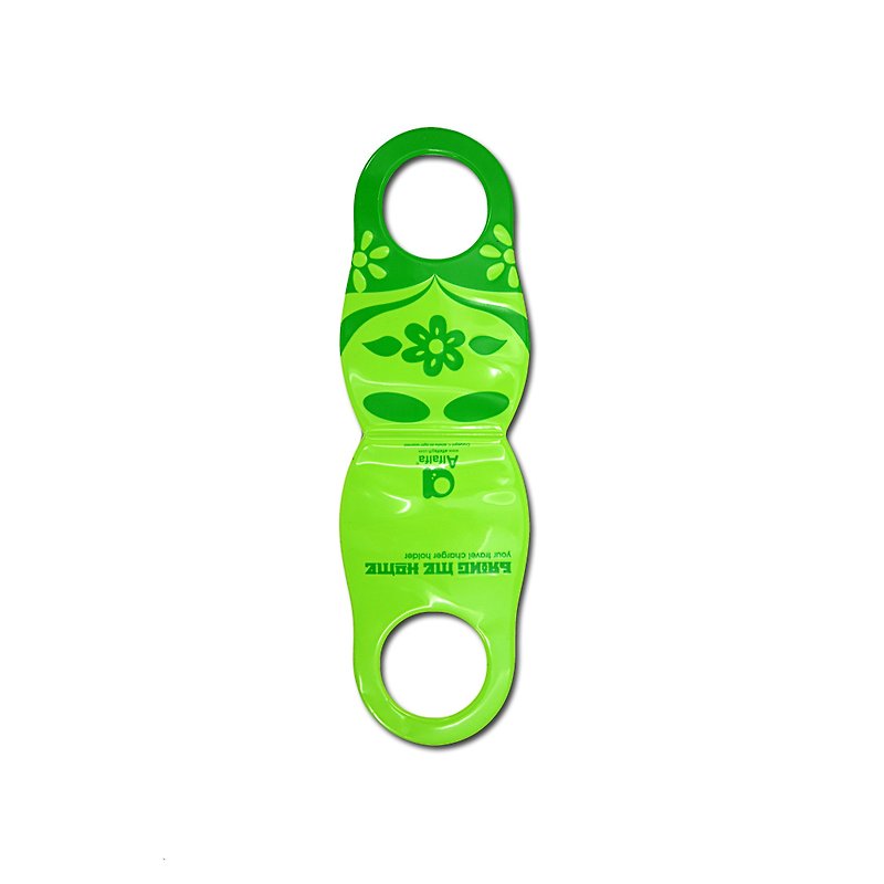 Matryoshka Travel charger holder - Green - ที่เก็บสายไฟ/สายหูฟัง - พลาสติก สีเขียว