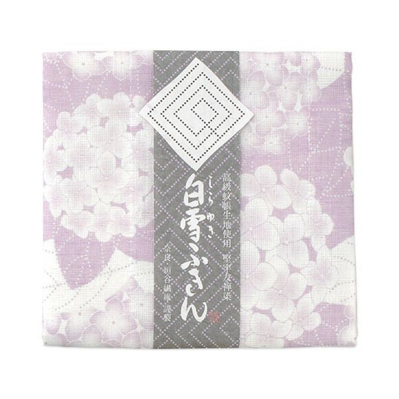 京友禪染萬用巾 / 紫陽花 紫色 - 桌布/桌巾/餐墊 - 棉．麻 紫色
