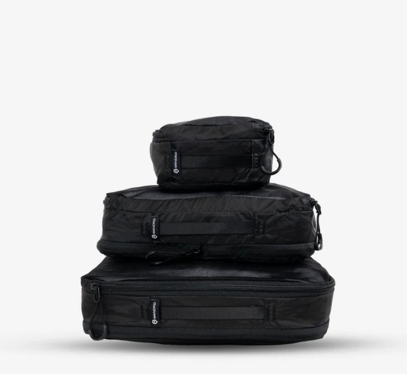 Wandrd Packing Cubes - Toiletry Bags & Pouches - Nylon Black