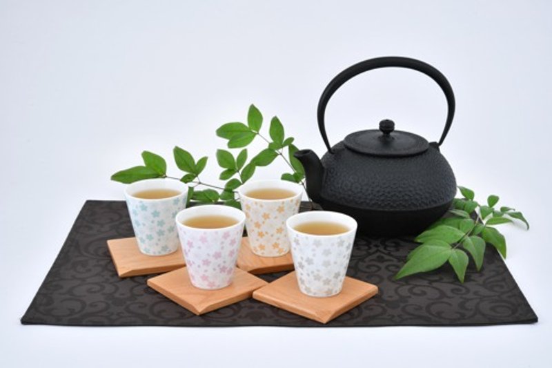桜モチーフ　カップ(H)　水色 - 其他杯子 - 瓷 藍色