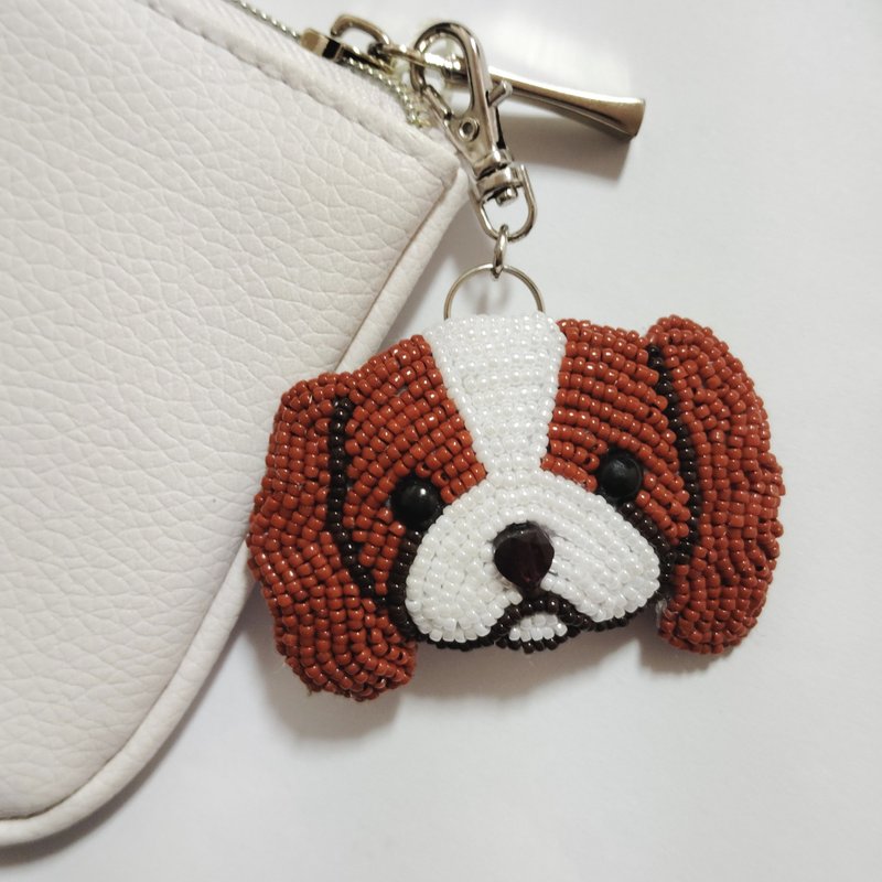 Cavalier Garnet Nose Charm, Bag Charm, Keychain - Charms - Other Materials 