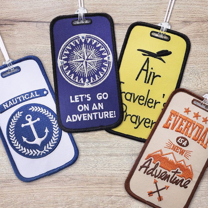 Embroidered Tag  Trave Adventure Series - ID & Badge Holders - Thread 