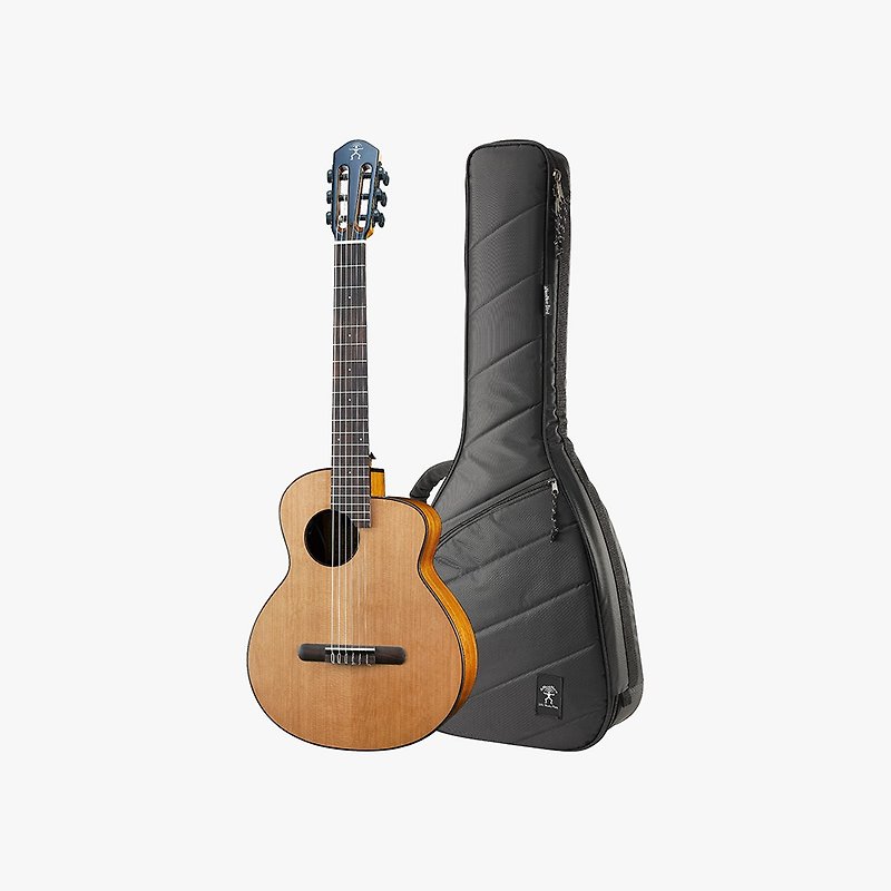 MN14-36インチナイロンギター-シダー/マホガニー - ギター・楽器 - 木製 オレンジ