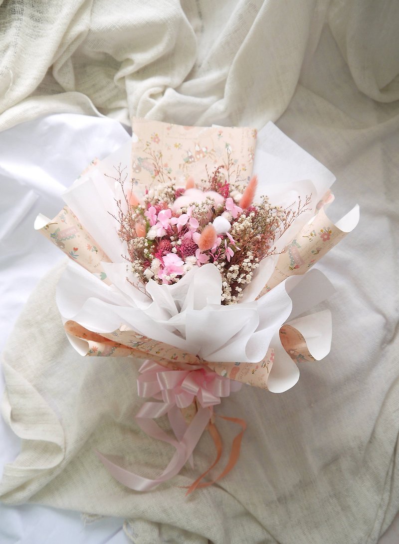 Spring Sakura. Pink Spring Sakura. Cherry Blossom Colors. Dry Flowers. Everlasting Flowers. No Withered Flowers. Proposal Bouquet - ช่อดอกไม้แห้ง - พืช/ดอกไม้ สึชมพู