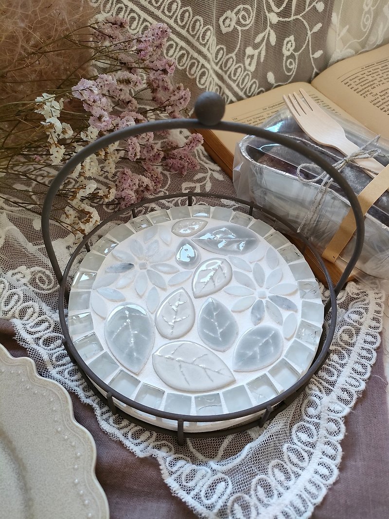 Round Tray - Plates & Trays - Porcelain Silver