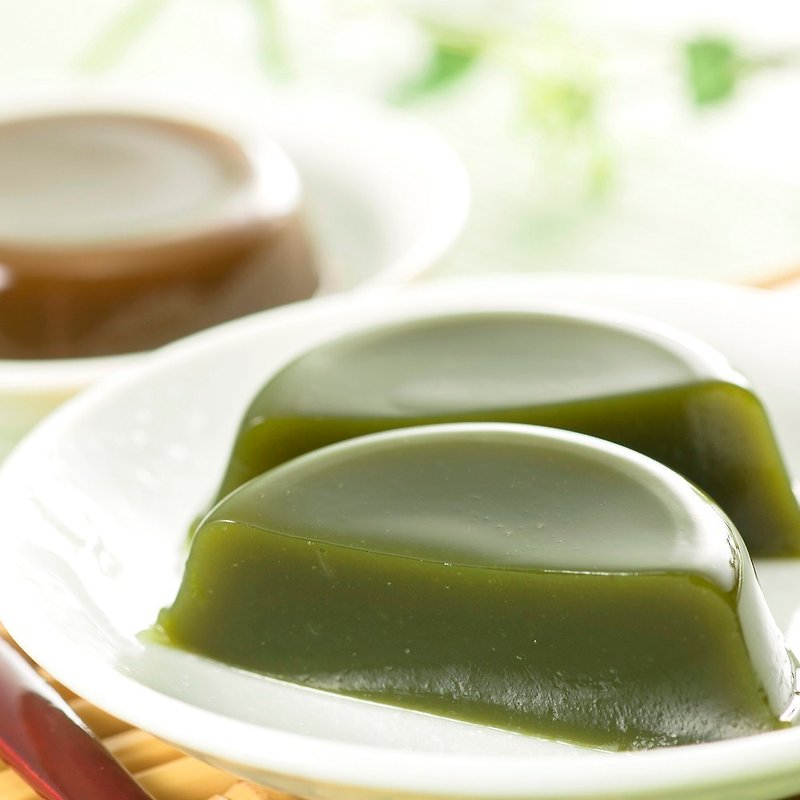 Uji Kuzumochi set of 8 matcha green tea Houjicha sweets Gift  KIYOSEN Free ship - Cake & Desserts - Fresh Ingredients Green