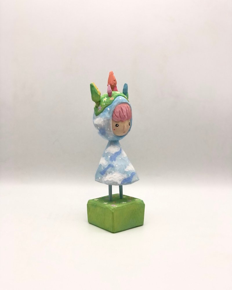 Little blue sky garden - 擺飾/家飾品 - 木頭 
