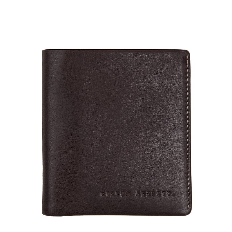 MERV Short Clip _Choc / Dark Brown - Wallets - Genuine Leather Brown