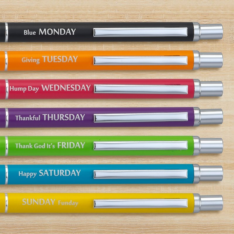 [IWI] Message information atom pen #7 sticks #0.5蓝墨 - Ballpoint & Gel Pens - Other Metals 